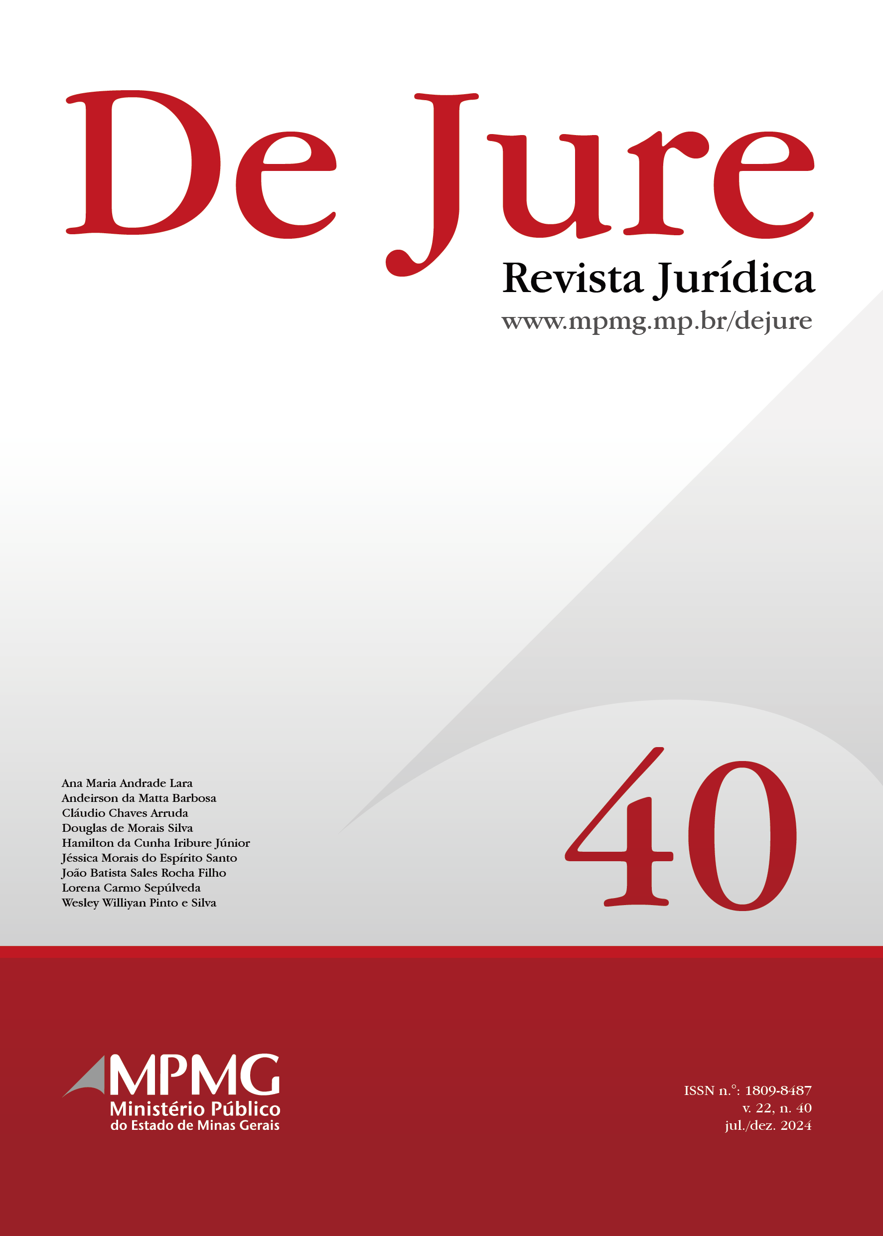 					Visualizar v. 22 n. 40 (2024): Revista De Jure
				